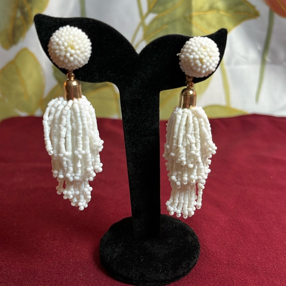 Beaded Drop Earrings by Panacea
